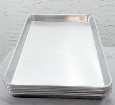 China 40*60cm Commercial Aluminum French Bread Nonstick Tray Pan Pan Bread Tray Bakery Take Care Bread Baking Tray for sale