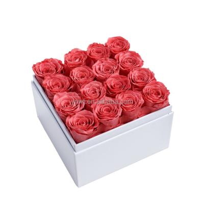 China Eternal Rose Flower Mother's Day Decoration Valentine's Day Home Gfit by Preserved Flower Roses in Box for Gifts Wedding for sale