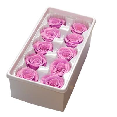 China Various parties send gifts to send mom friends parents high quality preserved flowers 5cm diameter Immortal rose head preserved roses for sale