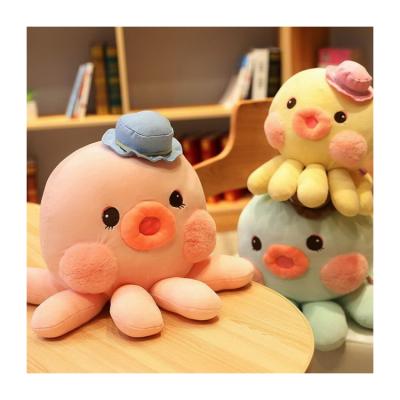 China Cartoon Toy IN THE RUNNING Hot Selling Mini Lovely Octopus Cute Stuffed Animal Plush Doll Children Toy Lapel for sale