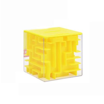 China Educational Hand Manipulation 3D Puzzle Game Reservation Money Maze Box For Children for sale