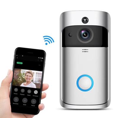 China Smart Cloud Storage 720P Wifi Security Camera Apartment Warehouse Head Office Intercom Ring Doorbell EKEN V5 Video Doorbell Camera HD Radio for sale