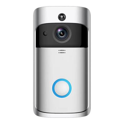 China Siege Warehouse Apartment Security Camera V5 Doorbell 720P Video Recording Smart Social WiFi Security Door Bell Wireless Video Camera for sale