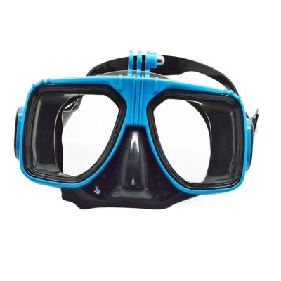 China Low volume mask snorkel freedive equipment (male and female) man adult professional scuba women go pro mount mask for diving for sale