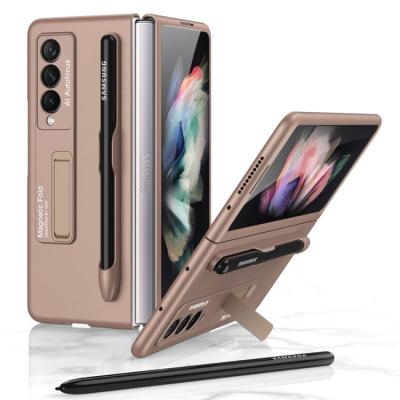 China Shockproof Slim Camera Screen Protector Folding Mobile Cover Hard PC Phone Case For Samsung galaxy z fold 3 5g for sale