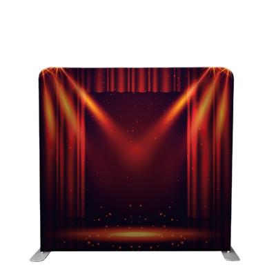 China Advertising Custom Straight Pillow Case Tension Fabric Display Backdrop Frame Holder for sale