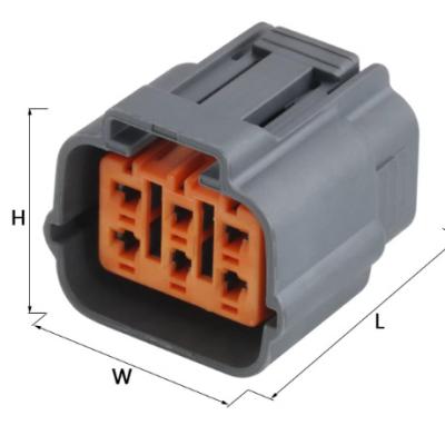 China DJ7064-2.2-21/11 Automotive 6 Pin Auto Waterproof Cable Electrical Connectors For Cars for sale