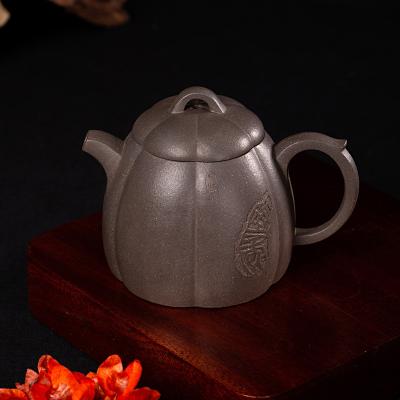 China Viable semi handmade qin yixing clay purple teapot quan 005 for sale