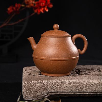 China Viable Semi Handmade Ming Yixing Clay Palace Lantern Purple Teapot 002 for sale