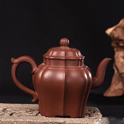 China Viable Semi Handmade General Pot Purple Yixing Clay Teapot 008 for sale