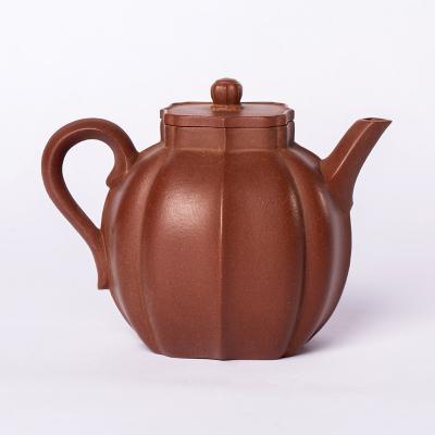 China Viable Yixing Clay Semi Handmade Purple Teapot 009 for sale