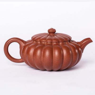 China Viable Semi Handmade Purple Yixing Clay Teapot 011 for sale