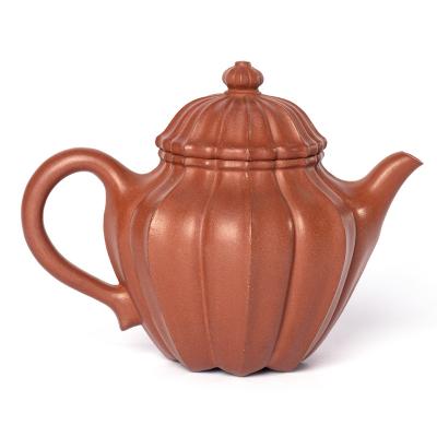 China Viable Semi Handmade Purple Yixing Clay Teapot 027 for sale