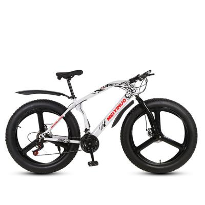 China ROYAL Wholesales Fat Tire Bike 21Speed ​​Steel 26 Inch Sports Cycling With 3 Knives Wheel Tire Fat Snow Adult Mountain Bike for sale