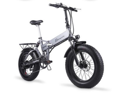 China New arrival portable adult cheap electric bike fat tire bicycle with pedals for sale