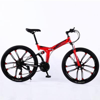 China Wholesale Adult Aluminum Alloy Rim 24 Inch Aluminum Alloy Fork Foldable Mountain Bikes For Men for sale