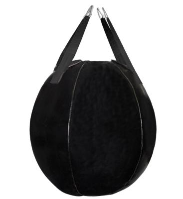 China Fitness Machine Home PVC Sandbag Man Leather Boxing Equipment Ball Shaped Sandbag Filled 100 Pounds On Door Frame for sale