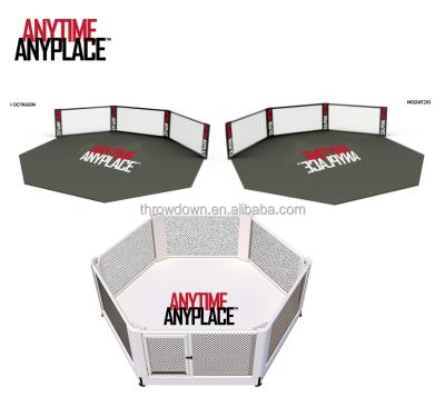 China Muttahida Majlis-e-Amal Cage Octagon Standing Boxing Ring Floor Ring Best Quality China Factory For Sale for sale