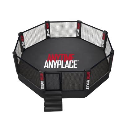 China Ring Cage Custom Canvas Available UV Printed Hexagon Octagon Boxing Logo Custom Brand Size Rig Muttahida Majlis-e-Amal Professional Cage Fighting Muttahida Majlis-e-Amal Cage for sale