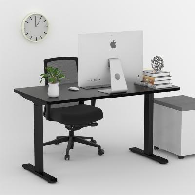 China (Size) Free Shipping Black Logo Size Adjustable Height Adjustable Custom Computer Desk With USB for sale