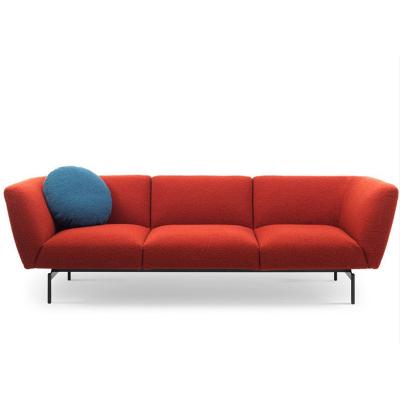 China High Quality Price Include 1pcs Round Cushion Many Colors Customized Relax Living Room Mid Century Modern Sofa for sale