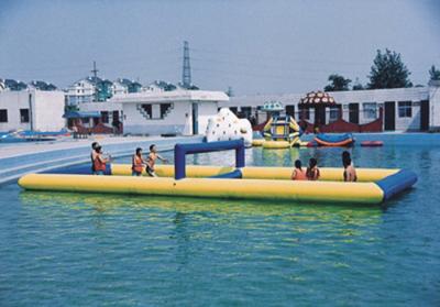 China Van het de spelenvolleyball van het meer opblaasbare water de sportspelen voor waterpark Te koop