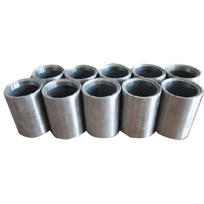 China Nikle Binder Cobalt Or Tungsten Carbide Pump Bushing 40*45*34 Mm Compressor Spare Parts Shaft Sleeve Bearing Rotary Steel Bushings 40X45X34 for sale