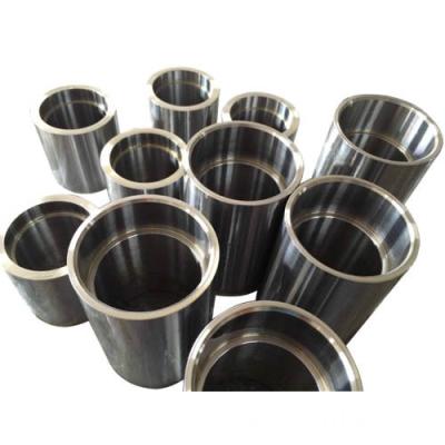 China Nikle Binder Cobalt Or Tungsten Carbide Pump Bushing 40*45*40 Mm Compressor Spare Parts Shaft Sleeve Bearing Rotary Steel Bushings 40X45X40 for sale