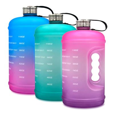 China CLASSIC HOT Selling Leakproof Food Grade One Gallon PETG Gym Sport Water Drinking Bottle for sale