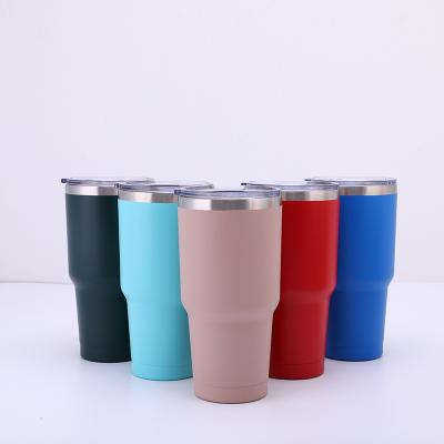 China Outdoor 30oz Stainless Steel Car Mugs Double Wall Insulated Tumbler Coffee Travel Cups for sale