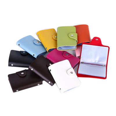 China RU Bag Factory Direct Leather Japanese Style RU Wallet Zipper RFID Credit Card Holder Protector ID Card Window Credit Card Wallet for sale