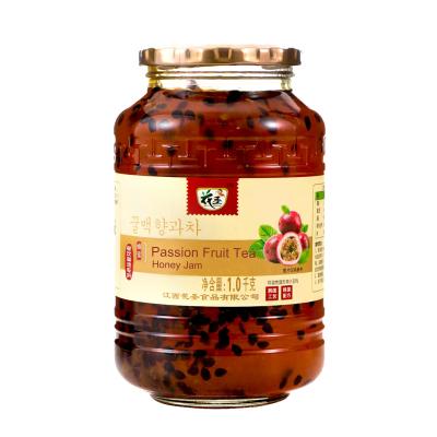 China Wholesale bulk bulk honey jar OEM family cook natural grapefruit jam glass jar 1 jar passionflower tea jam edible passionflower for sale