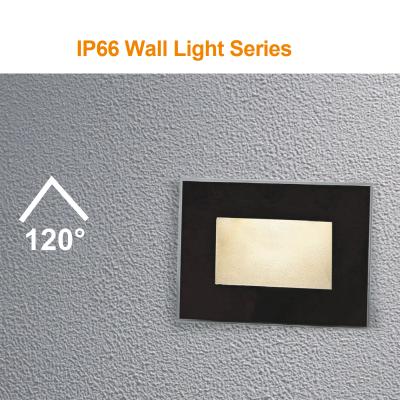 China Modern Indoor And Outdoor Use LED Recessed Staircase Lights IP66 Waterproof Stair Hallway Light for sale