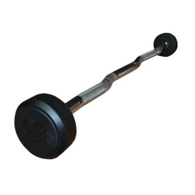 China Safe Hot Selling Fixed Loop Barbell Fitness Gym Equipment That Building Good Shape for sale