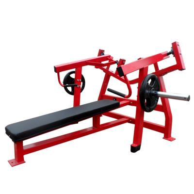 China Gym Equipment Safe Use In Commercial Gym Fitness Flat Loaded Chest Press Bench for sale