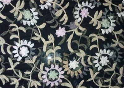 China 100% Polyester Embroidered Fabrics Contemporary Upholstery Fabric for sale