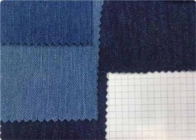 China Indigo / Black Denim Spandex Fabric For Garment / Pants / Shirt for sale