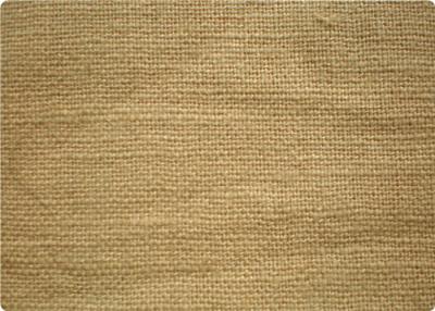 China Comfortable Ramie Fabric , White / Yellow Home Decor Fabric for sale