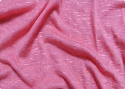 China Pink / White Viscose Fabric Furniture Upholstery Fabric For Sportswear for sale