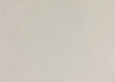 China White / Beige Comfortable Stretch Corduroy Fabric High End Apparel Fabric for sale