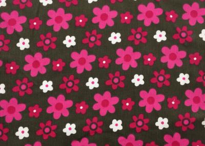 China 100% Cotton Floral Corduroy Fabric Dressmaking Fabric Width 57