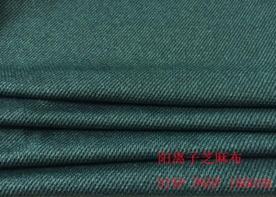 China 88%P 12%SP Cotton Knit Fabric Dark Blue Striped Jacquard Fabric For Clothes for sale