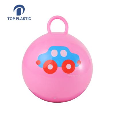 China Durable Air Inflation Kids Ride On Toys PVC Hopper Ball for sale