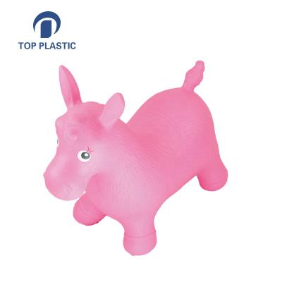 China PVC Inflatable Animal Ball Toy Promotional Kids Toy Jumping Horses for sale