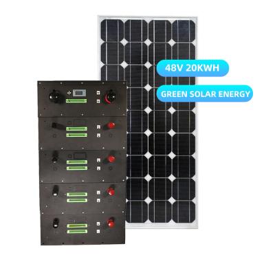 China Electric Power Systems 48v 20kwh Battery Module Rack Mount Bracket Mounted Battery For Hoists RV Storage Solar Energy System for sale