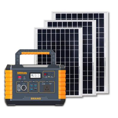 China Power Station Wireless Charging Portable Solar Generator With Realized Panel Home Emergency Set Backup Portable Solar Generator for sale