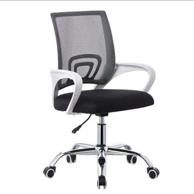 China (Size) Hot Selling Adjustable On The Line Mid-Back Swivel Chair Price Black Computer Office Chair Mesh Office Chair for sale