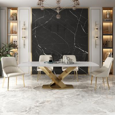 China Modern Luxury Dining Table Set Italian Dining Table Modern Dining Set Dining Table Set Marble for sale