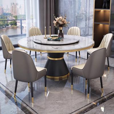 China Modern Dining Set Dining Time Customized Nordic Modern Style High Quality Marble Dining Table And Chair Restaurant Metal for sale