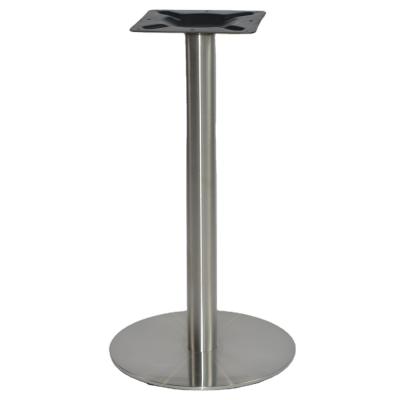 China Cheaper stainless steel base metal table star stable brushed base metal table leg furniture swept leg for sale